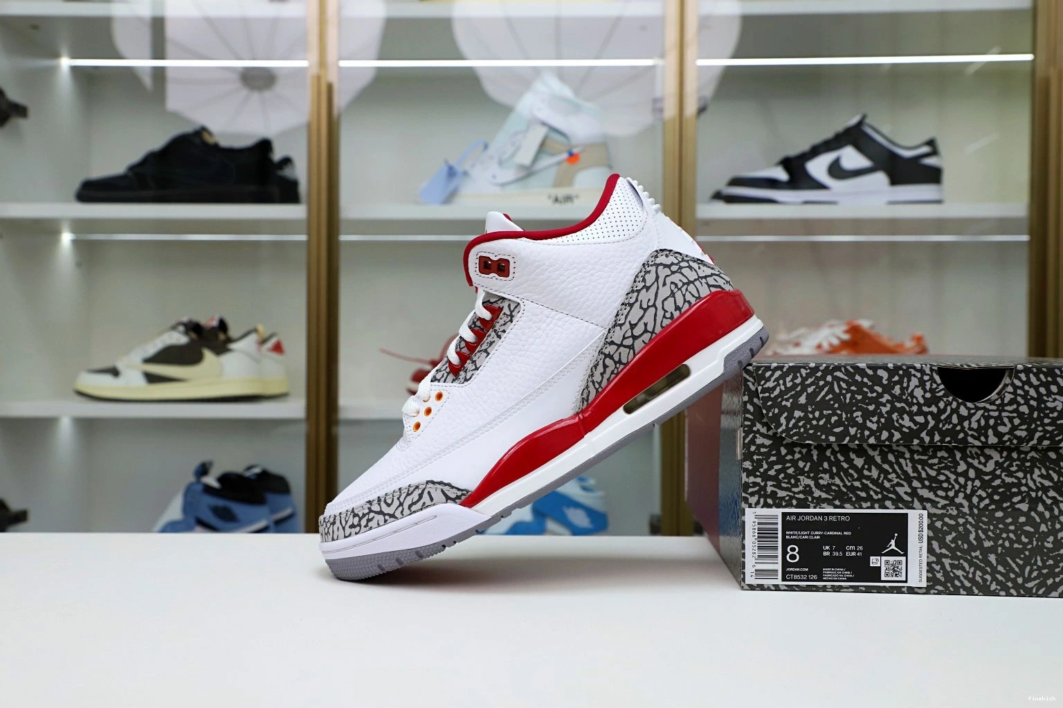  Air Jordan Retro Red(CT8532-126） Cardinal 3 1004